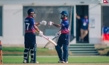 आईसीसी विश्वकप क्रिकेट लिग–२ : ३१.३ ओभरमा नेपाल १५०/४, रोहित पौडेल र दिपेन्द्र एरीको साझेदारी कायम