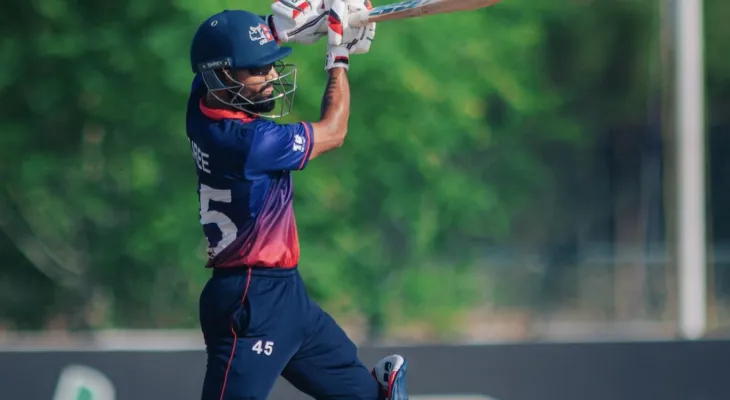 आईसीसी विश्वकप क्रिकेट लिग–२ : ४० ओभरमा नेपाल २०१/५, दिपेन्द्र सिंह एरीको शानदार पारी