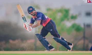 विश्वकप क्रिकेट लिग–२ : नेपालले ५० ओभरमा २७१ रन बनायो