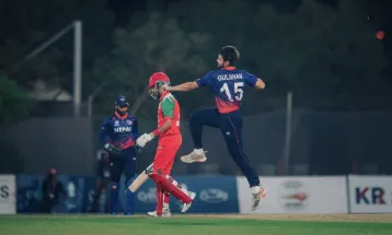 ICC Men’s Cricket World Cup League 2: Gulshan Jha gives Nepal the first breakthrough, USA lose opener Smit Patel