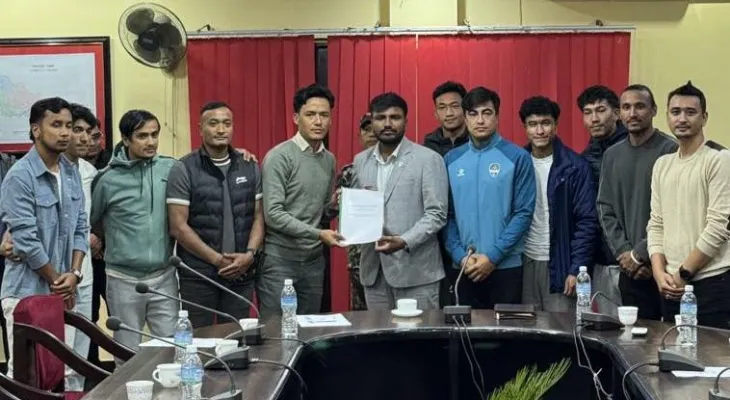 नेपाली फुटबल र खेलाडीको अवस्था सम्बन्धमा प्रतिवेदन पेश