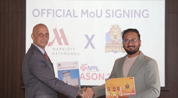 सुदूरपश्चिम रोयल्सको  ‘लक्जरी स्टे’ पार्टनर बन्यो मेरियट होटल