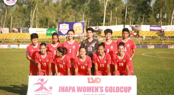 एलभिडी झापा महिला गोल्डकप : त्रिभुवन आर्मी एफसी सेमिफाइनलमा, आरएस पोखरामाथि ६–० को फराकिलो जित