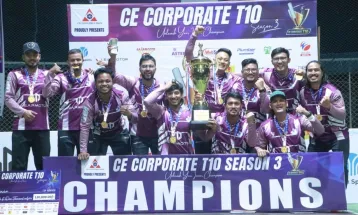 क्लाउड फ्याक्ट्रीलाई कर्पोरेट क्रिकेटको उपाधि