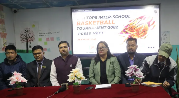 टोप्स अन्तरविद्यालय बास्केटबल बिहीबारदेखि