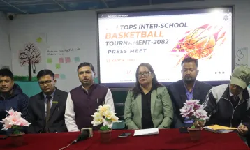 टोप्स अन्तरविद्यालय बास्केटबल बिहीबारदेखि