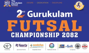 दोस्रो गुरुकुलम इन्टर स्कुल फुटसल च्याम्पियनसिप कात्तिक २६ देखि