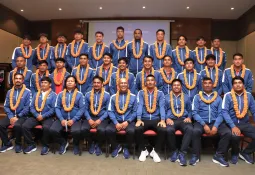 Nepal National Football Team Bids Farewell for Matches Against Bangladesh and Malaysia