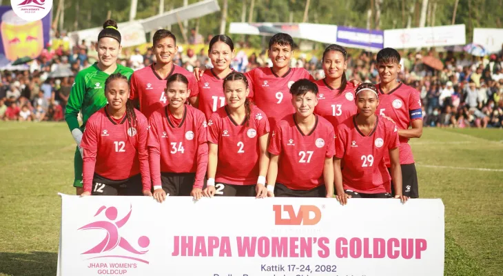 एलभिडी झापा महिला गोल्डकपमा नेपाल पुलिस क्लब च्याम्पियन, मिनादेउवा उत्कृष्ट खेलाडी घोषित