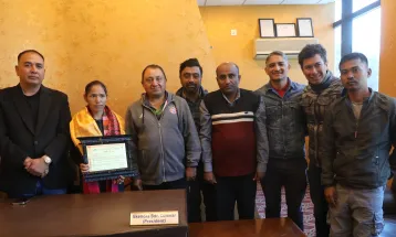 सुनमायालाई एडभेन्चर रनिङ महासंघको सम्मान