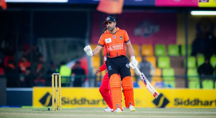 एनपिएलः लुम्बिनी लायन्सलाई १ सय ४३ रनको लक्ष्य