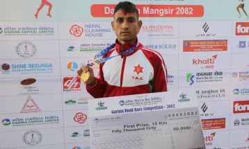 गरिमा रोड रेसमा राजन र सन्तोषी विजेता