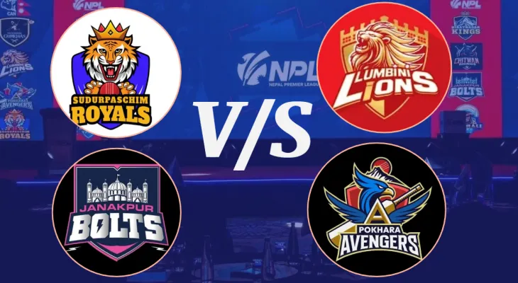 एनपीएल : लुम्बिनी र सुदूरपश्चिम तथा जनकपुर र पोखरा प्रतिस्पर्धा गर्दै