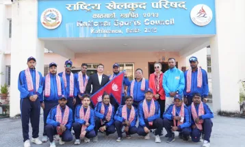 भारत–नेपाल क्रिकेट सिरिजमा सहभागी हुन नेपाली टोली हरियाणा जाने