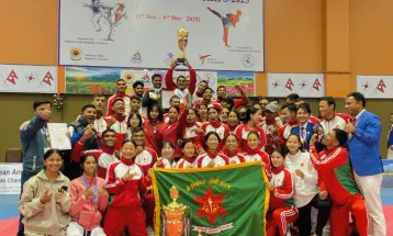 कोरियन एम्बेस्डर अन्तराष्ट्रिय तेक्वान्दो : आर्मी टिम च्याम्पियन