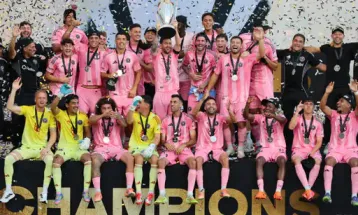 इंटर मियामीले पहिलो एमएलएस कप जित्यो, मेसीले चम्काए खेलको रंग