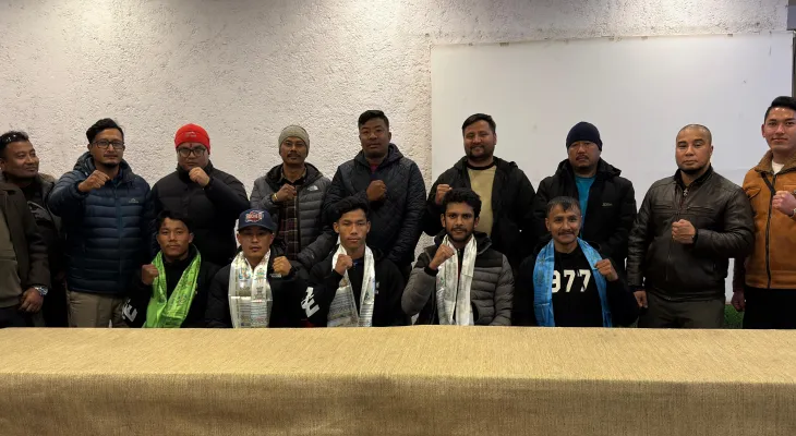 मुवाँथाईं टोली भारत प्रस्थान