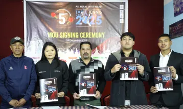 अन्तर वडा राष्ट्रिय टेबलटेनिस मंगलबारदेखि