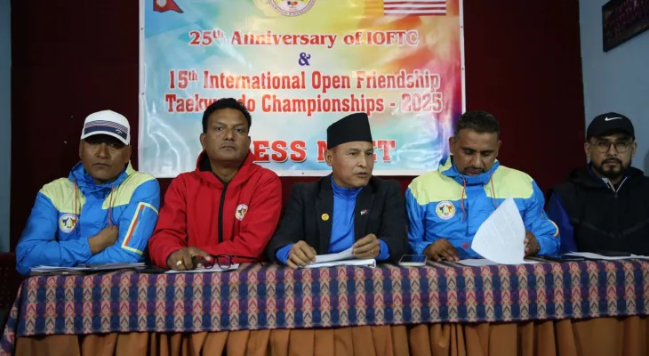 इन्टरनेसनल ओपन फ्रेन्डसीप तेक्वान्दाको तयारी पूरा