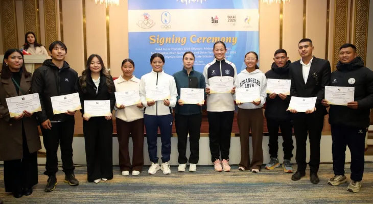 NOC Launches “Road to LA Olympic Games 2028” Program, Eight Athletes Awarded Scholarships