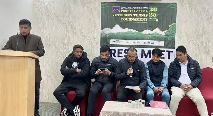 २२औँ माछापुच्छ्रे पोखरा खुला तथा भेट्रान्स टेनिस प्रतियोगिता पुस ११ देखि पोखरामा