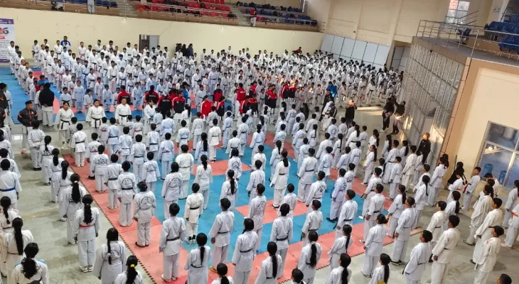 करातेको राष्ट्रिय टिम र विद्यालय स्तरका खेलाडी एकै ठाउँमा, ८ सयलाई प्रशिक्षण