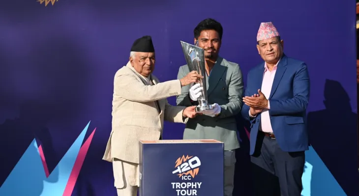 क्रिकेटले नेपालीलाई एकतामा बाँध्ने महत्वपूर्ण भूमिका निर्वाह गरेको छ : राष्ट्रपति
