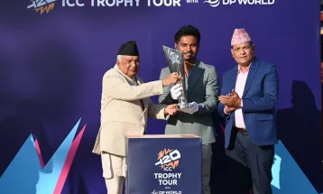 क्रिकेटले नेपालीलाई एकतामा बाँध्ने महत्वपूर्ण भूमिका निर्वाह गरेको छ : राष्ट्रपति