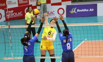 राष्ट्रिय महिला भलिबल : न्यु डायमन्ड अपराजित