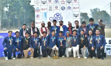 विश्वआदर्श कलेज च्याम्पियन, तेस्रो अन्तरकलेज टी–२० क्रिकेटको उपाधि इटहरीमै