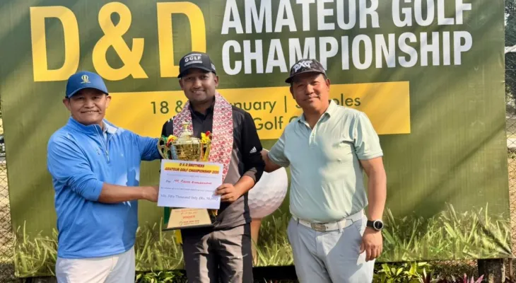 राहुललाई डीएन्डडी एमेच्योर गल्फ च्याम्पियनसिपको उपाधि