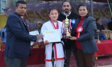 प्रथम स्वयम्भू एकायन कराते प्रतियोगिता २०८२ सम्पन्न