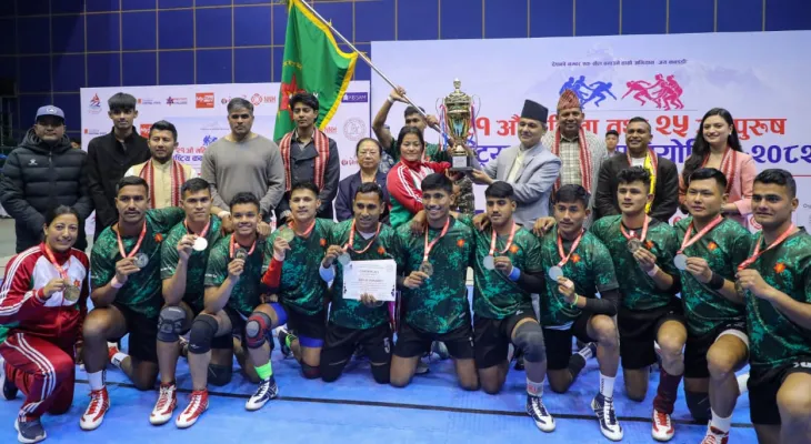 राष्ट्रिय कबड्डीको उपाधि एपीएफ र आर्मीलाई