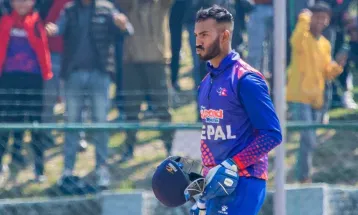 नेपाललाई दोस्रो झट्का, आसिफ शेख रनआउट