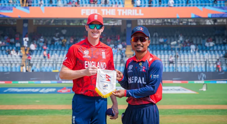 टी–२० विश्वकप: इंग्लैंडले नेपाललाई १८५ रनको लक्ष्य दियो