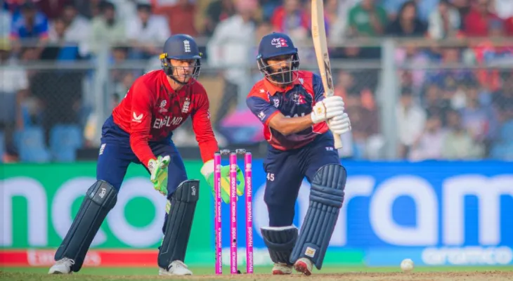 ICC T20 World Cup: Nepal Narrowly Lose to England by 4 Runs