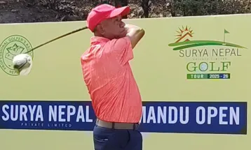 सूर्य नेपाल काठमाडौं ओपन सुरुः रामे र रवि पहिलो दिन शीर्षस्थानमा