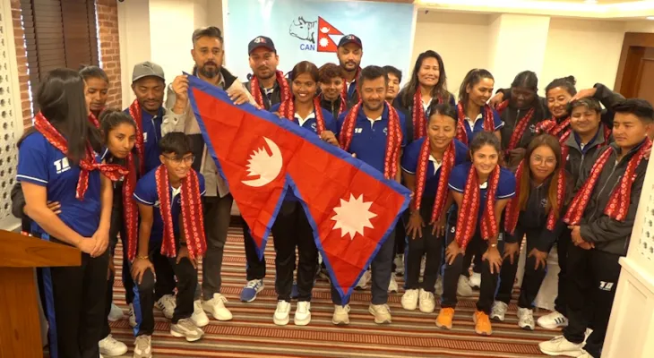 एसीसी राइजिङ स्टार्स महिला एसिया कपमा सहभागी हुने नेपाली टोलीलाई बिदाइ