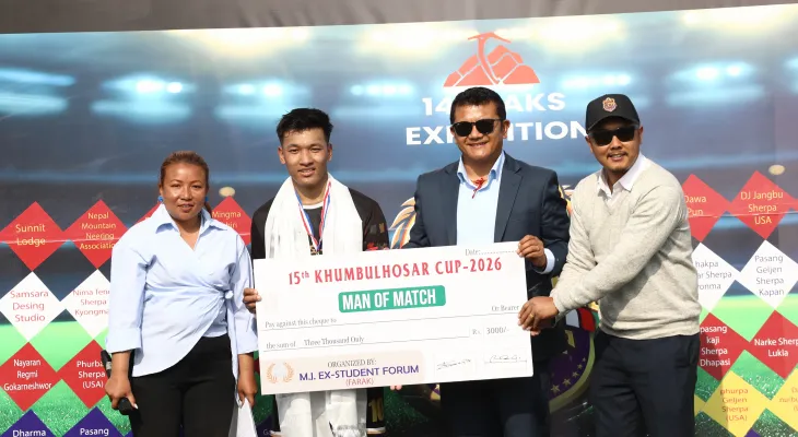 खुम्बु ल्होसार कप: नाम्चे सेमिफाइनलमा