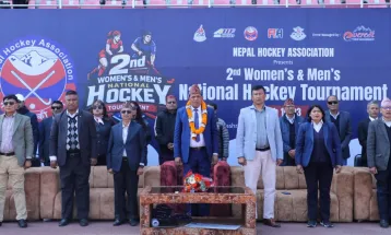 दोस्रो संस्करणको महिला तथा पुरुष राष्ट्रिय हक्की प्रतियोगिता दशरथ रंगशालामा सुरु