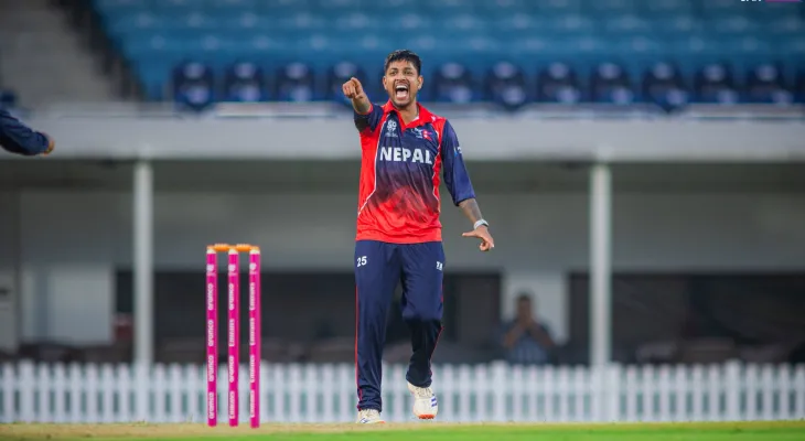 Sandeep Lamichhane Registers for The Hundred Auction