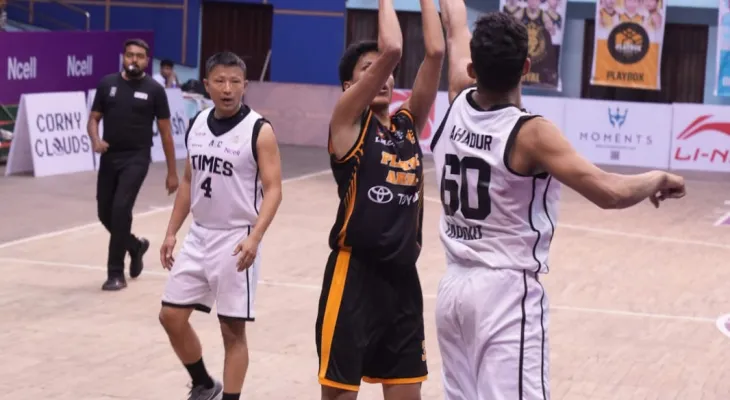 एचजेएनबीएल : टाईम्सको चौथो जित