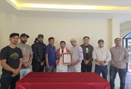 मिङ्मा शेर्पा सम्मानित