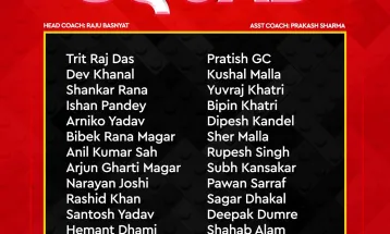 CAN Announces ‘Nepal A’ Primary Squad for Tri-Series Against Oman, Scotland, and USA