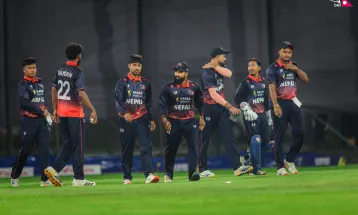 फ्लडलाइटमा नेपालको खल्लो सुरुवात: पहिलो टी-२० खेलमा युएईसँग ६ विकेटले पराजित