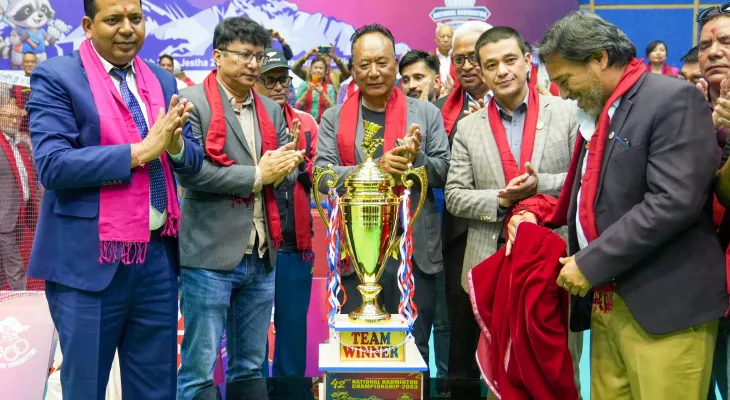 राष्ट्रिय ब्याडमिन्टन सुरु