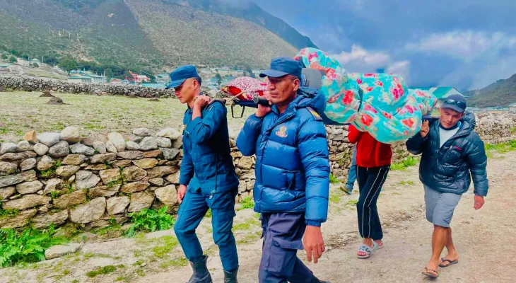 American Tenzing Hillary Everest Marathon Participant Rescued in Solukhumbu Due to Altitude Sickness