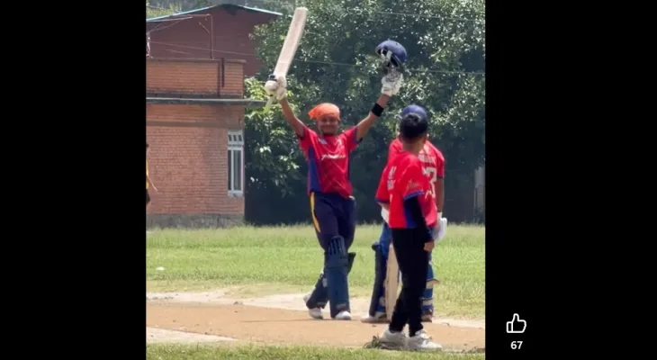 सुवर्ण शमशेर मेमोरियल यू-१३ क्रिकेट: समर यादवको विष्फोटक शतक, पल्सर सीईसीद्वारा सीईसी भक्तपुर १२३ रनले पराजित