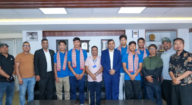 Nepali Team Departs for 8th Asian University Basketball Championship in China